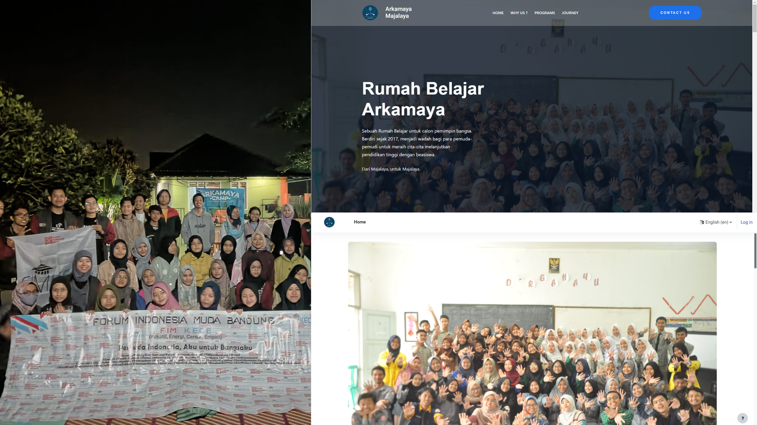 Arkapps : Arkamaya Sebagai Akselerator Platform Pembelajaran Siswa/I Daerah Majalaya Paseh.